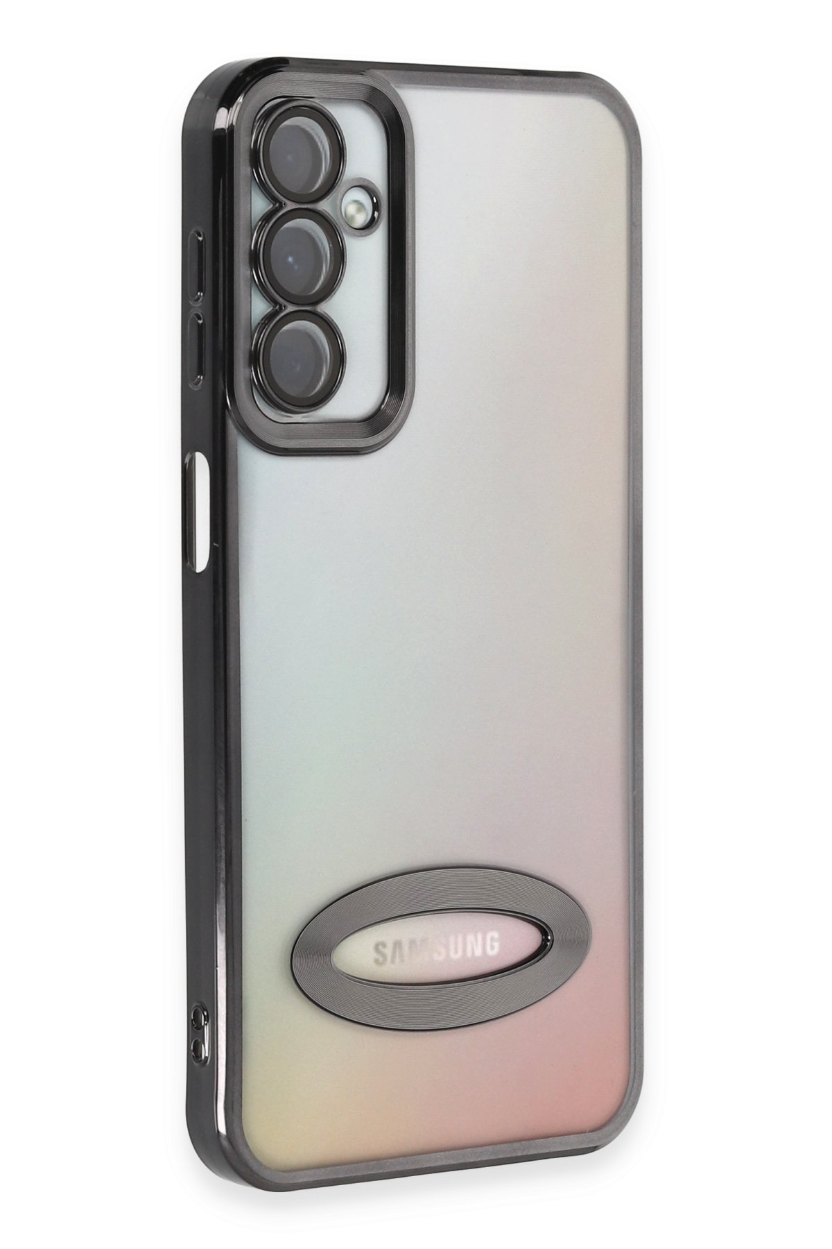 Newface Samsung Galaxy A24 4G Kılıf Platin Silikon - Siyah