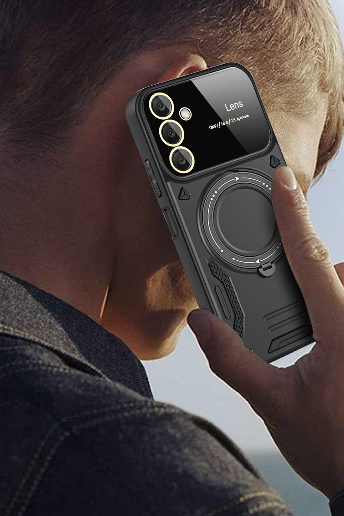 Newface Samsung Galaxy A25 5G Kılıf Montreal Silikon Kapak - Siyah