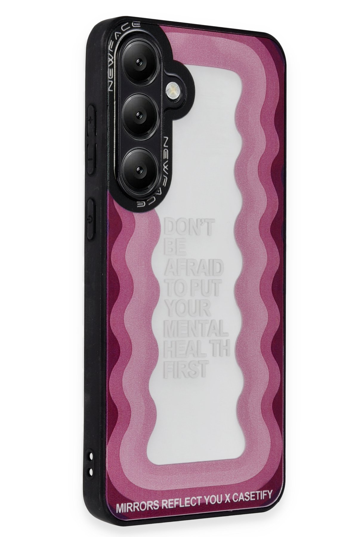 Newface Samsung Galaxy A25 5G Kılıf Petro Silikon - Mürdüm