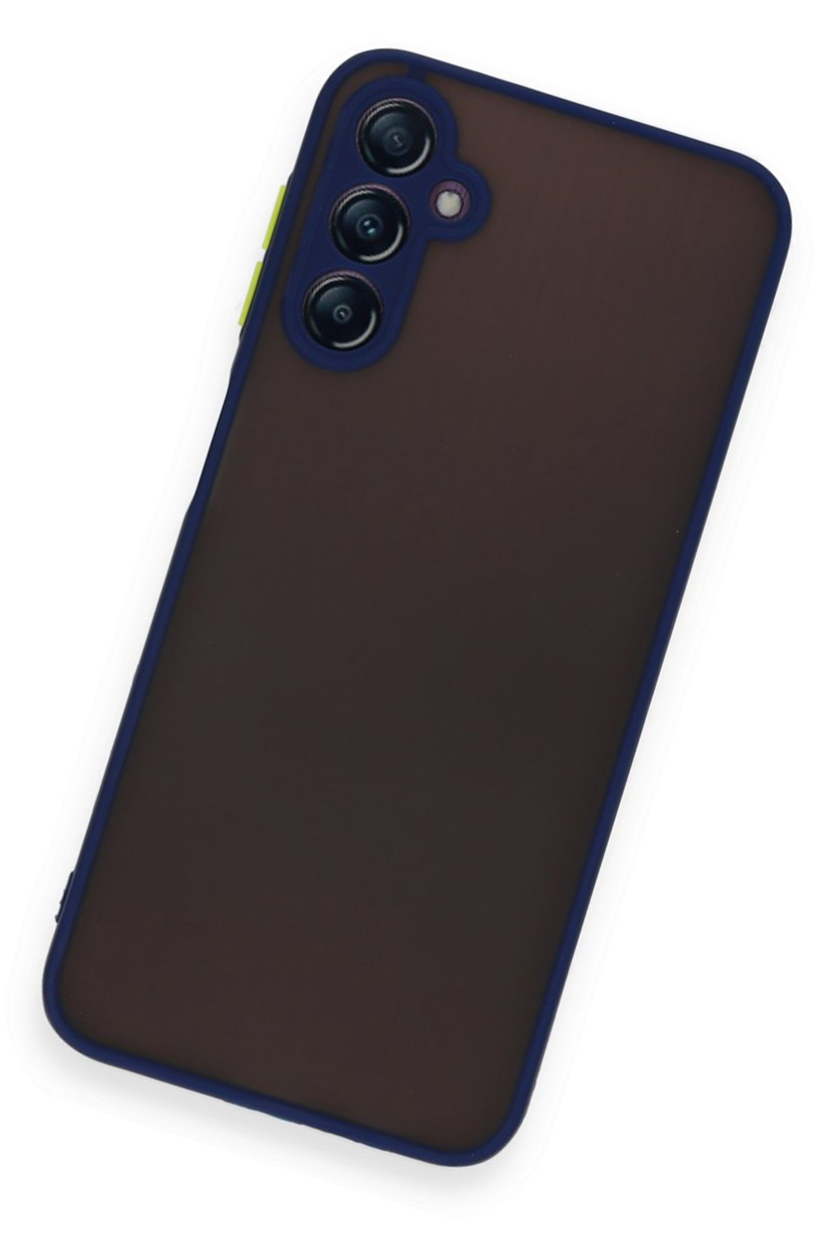 Newface Samsung Galaxy A25 5G Kılıf Montreal Yüzüklü Silikon Kapak - Siyah