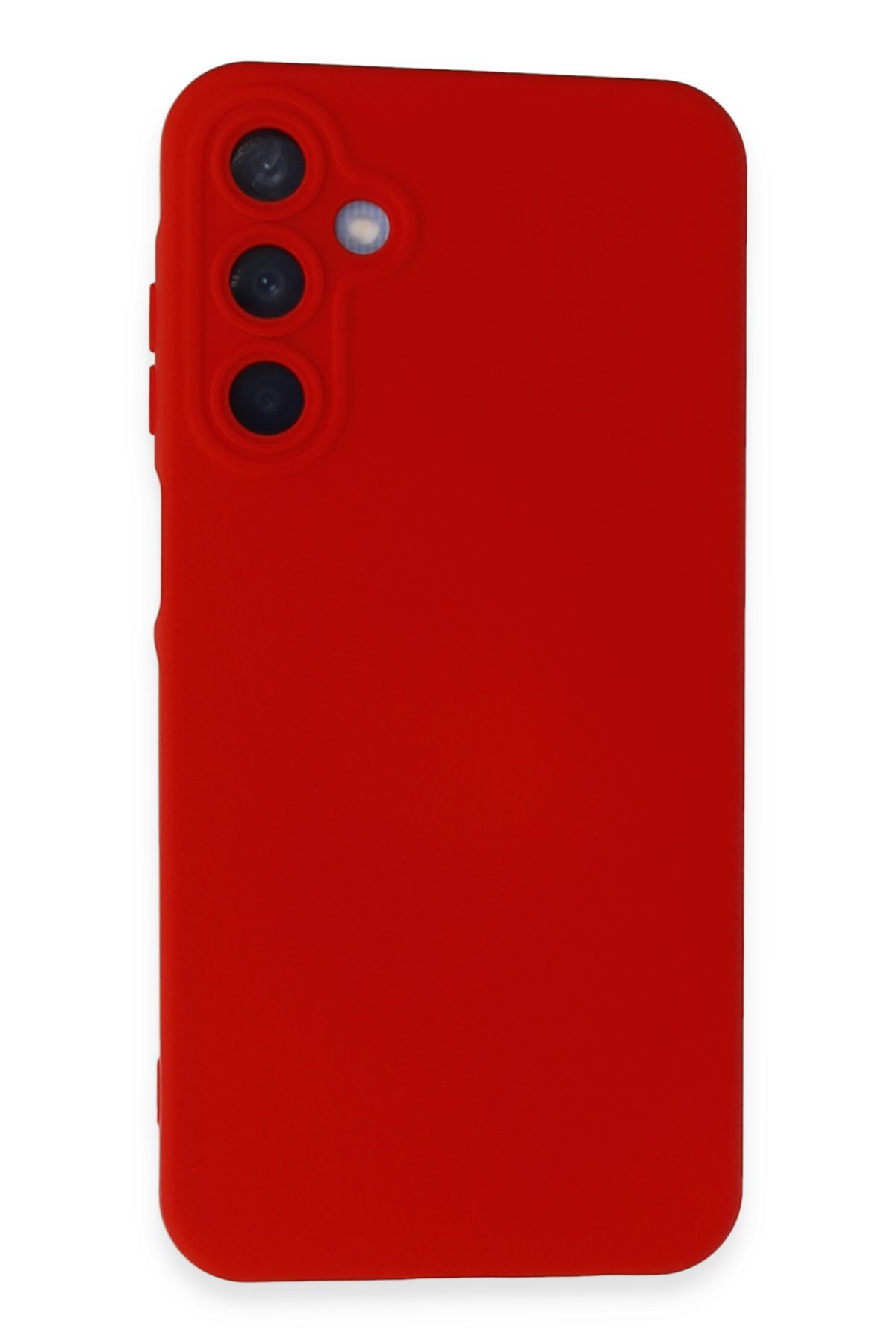 Newface Samsung Galaxy A25 5G Kılıf Nano içi Kadife Silikon - Kırmızı