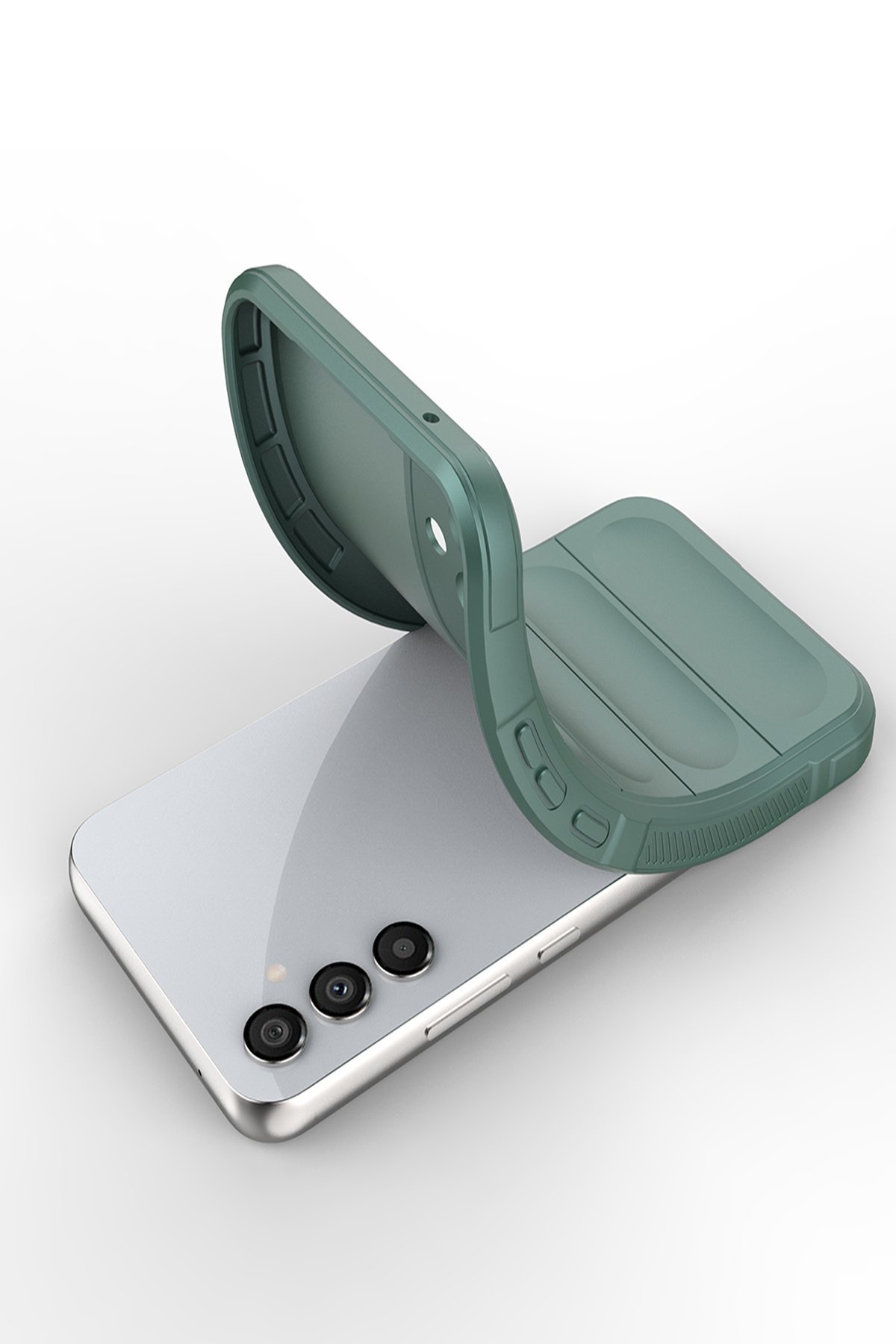 Newface Samsung Galaxy A25 5G Kılıf Boyi Silikon Kapak - Derin Mor