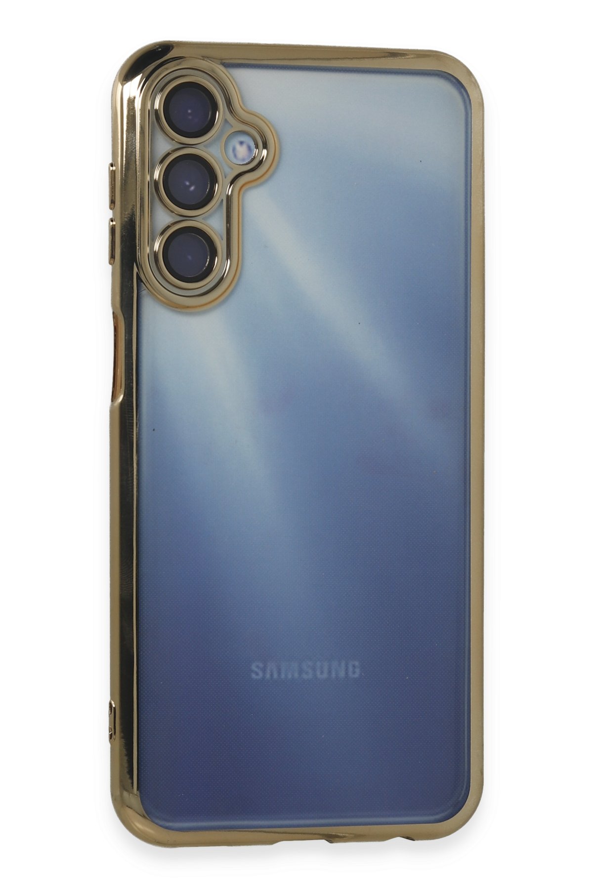 Newface Samsung Galaxy A25 5G Kılıf Nano içi Kadife Silikon - Pudra