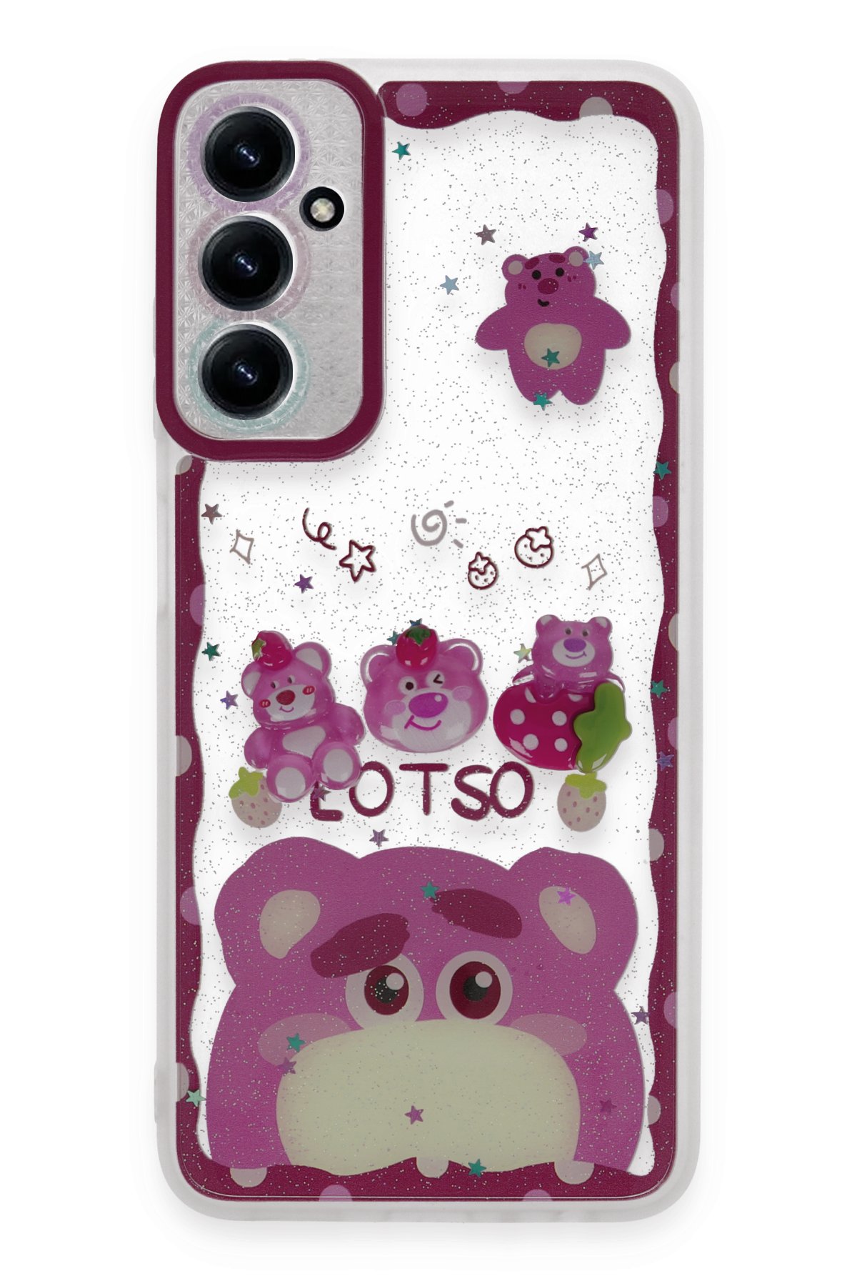 Newface Samsung Galaxy A25 5G Kılıf Glow Kapak - Mor