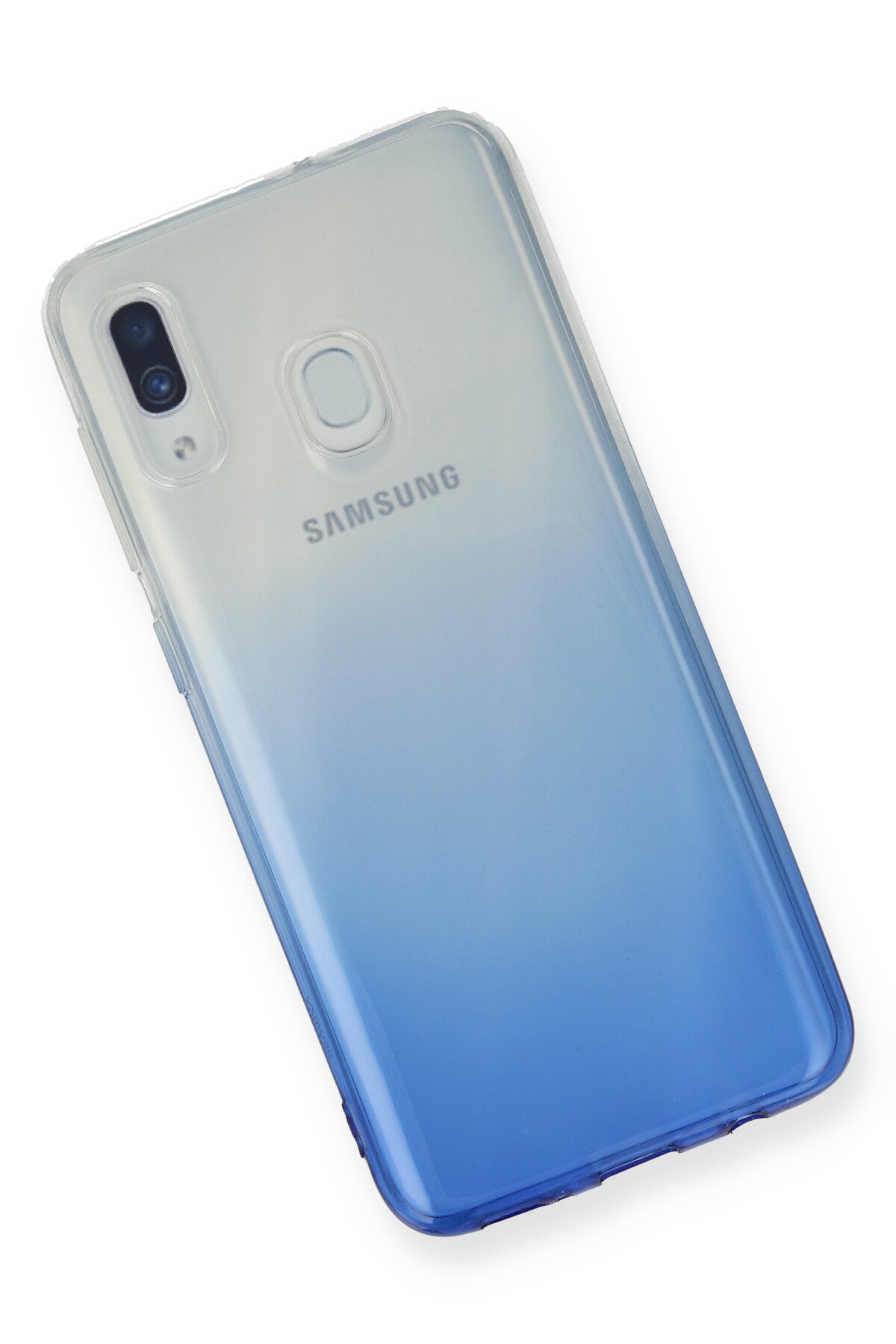 Newface Samsung Galaxy A20 Kılıf Nano içi Kadife Silikon - Pudra