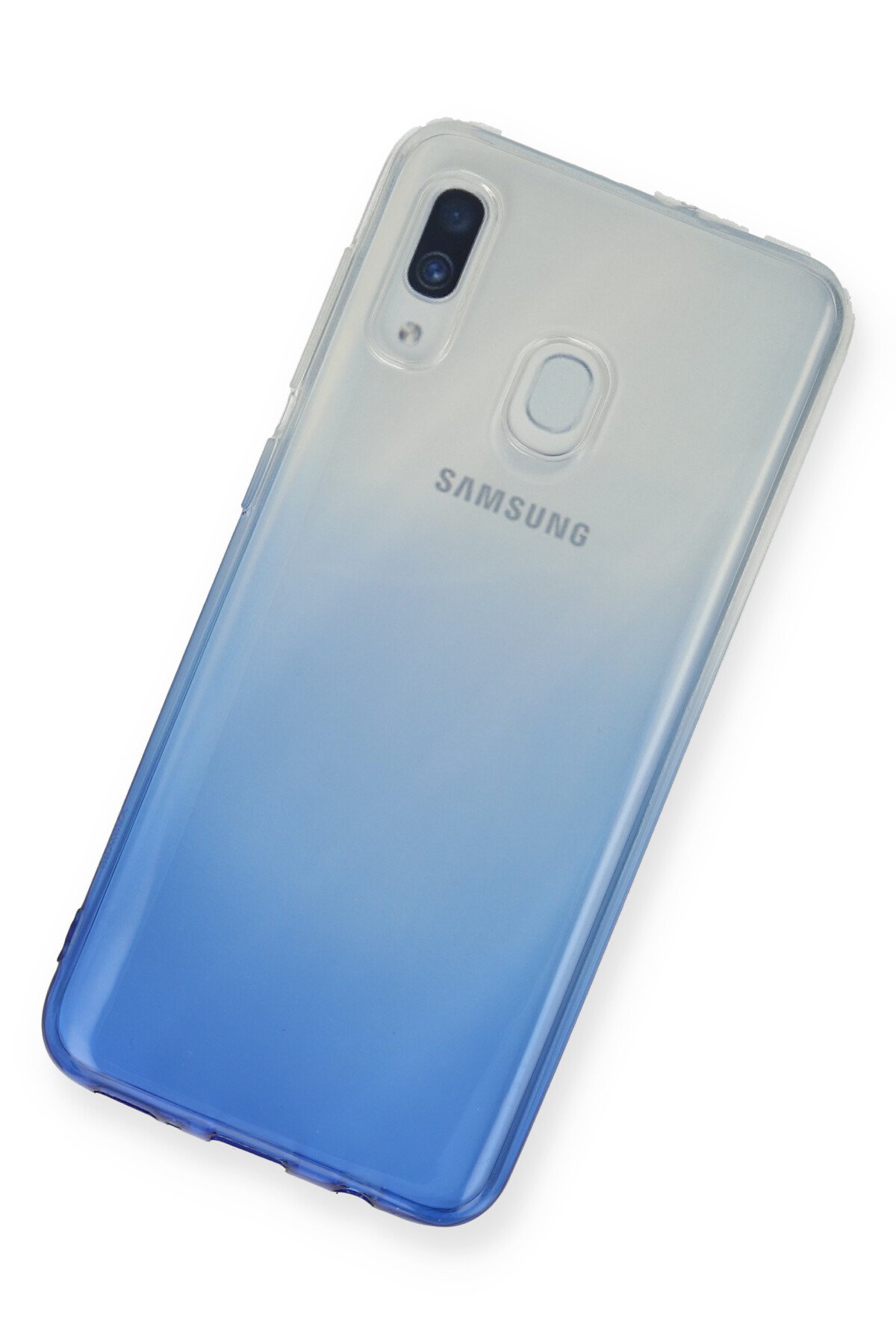 Newface Samsung Galaxy A20 Kılıf Nano içi Kadife Silikon - Pudra