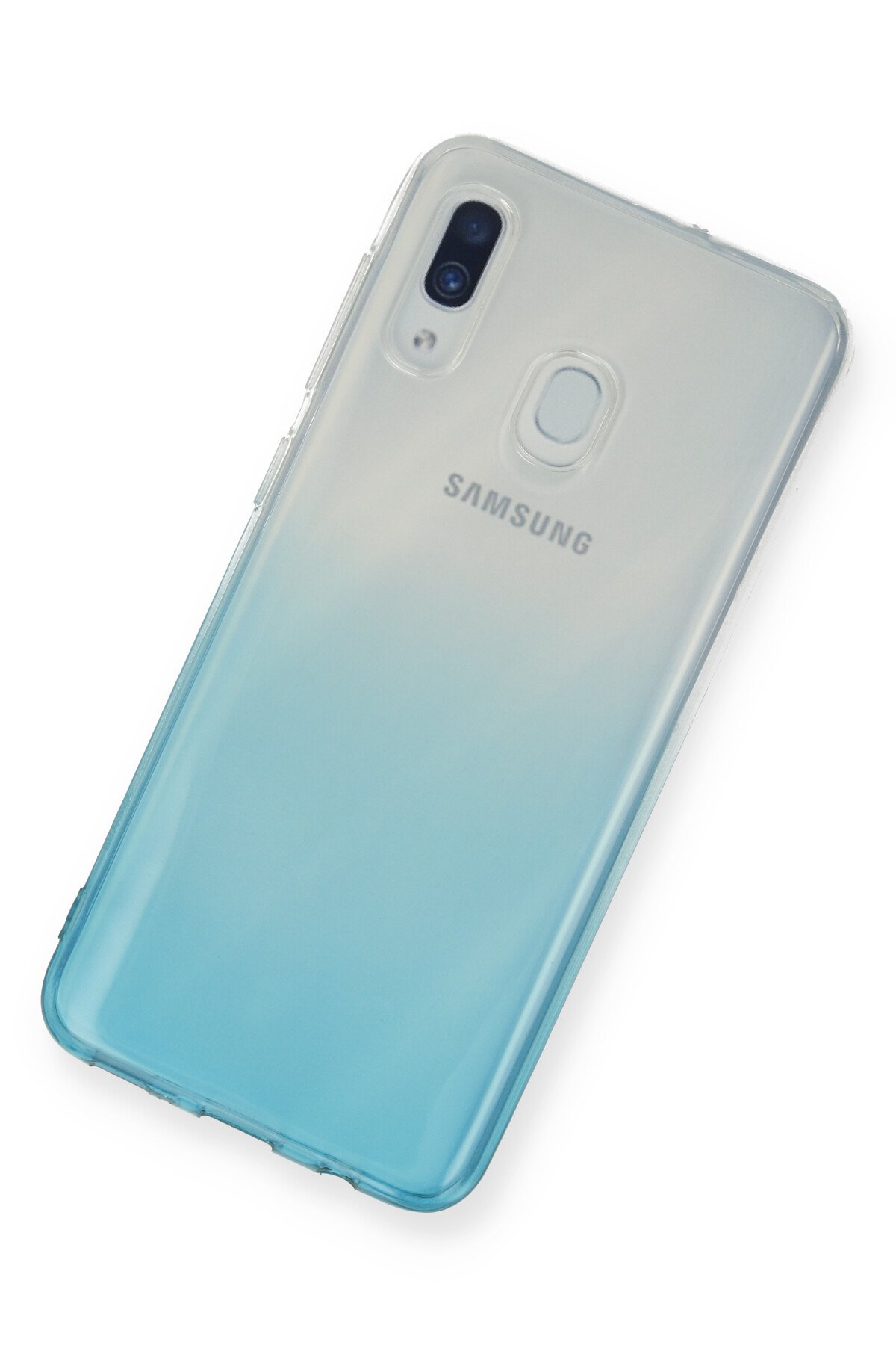 Newface Samsung Galaxy A30 Kılıf Nano içi Kadife  Silikon - Turuncu