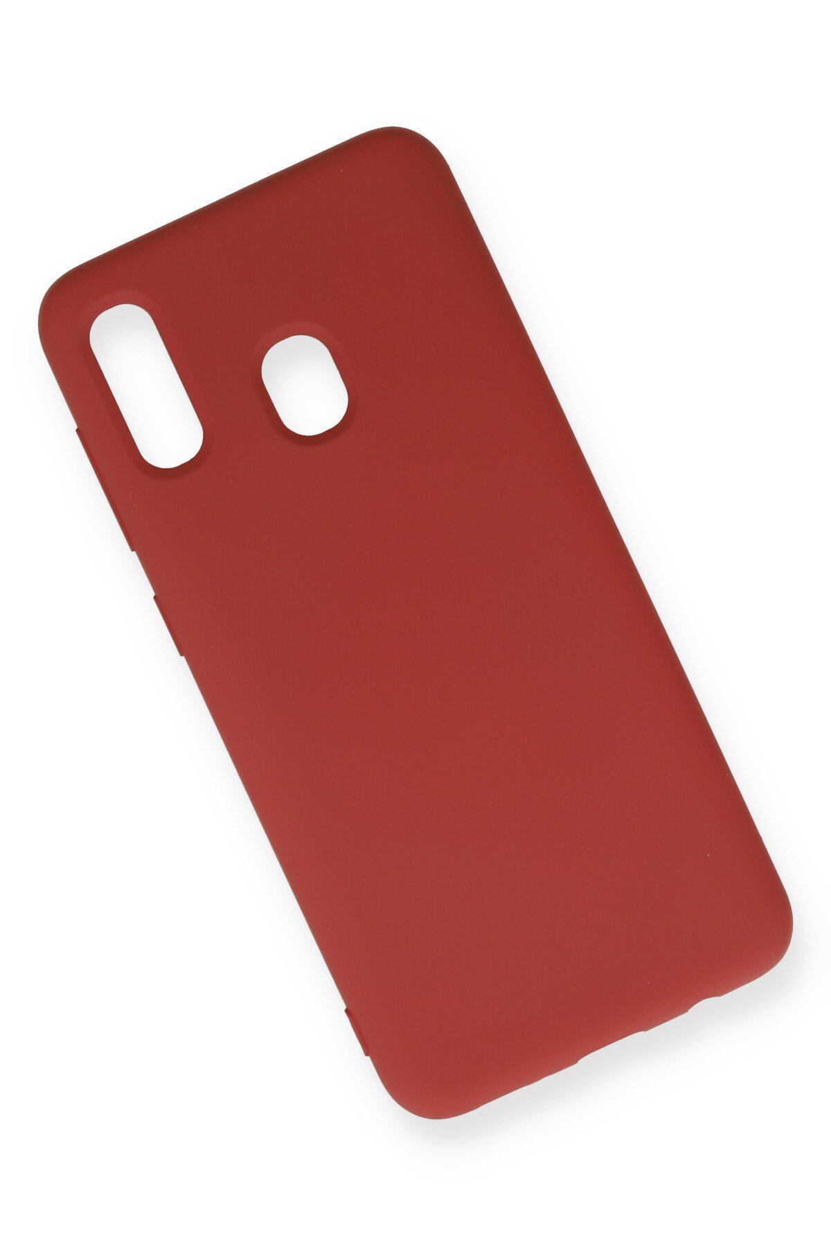 Newface Samsung Galaxy A30 Kılıf Lüx Çift Renkli Silikon - Sarı