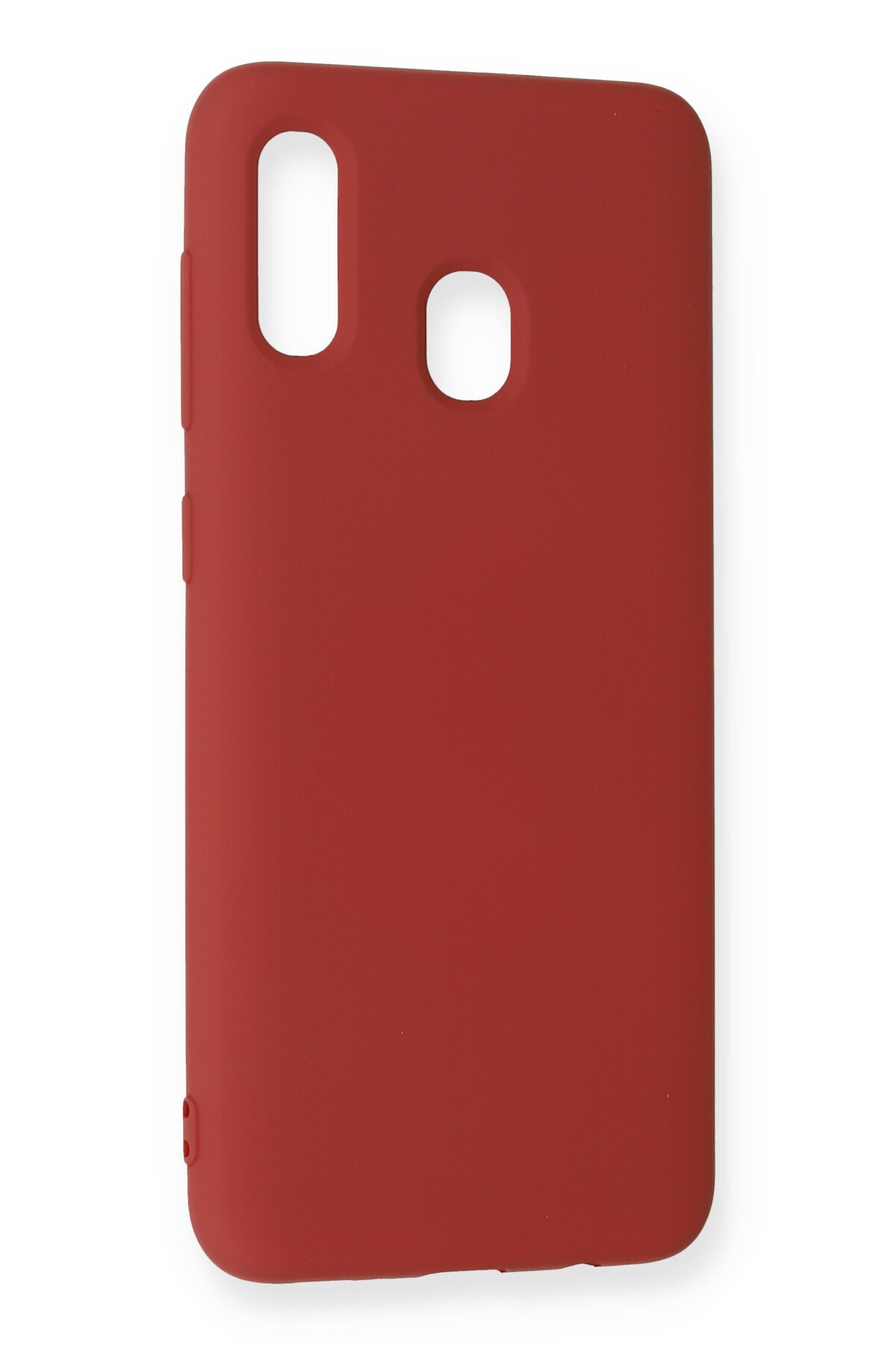 Newface Samsung Galaxy A30 Kılıf Lüx Çift Renkli Silikon - Sarı