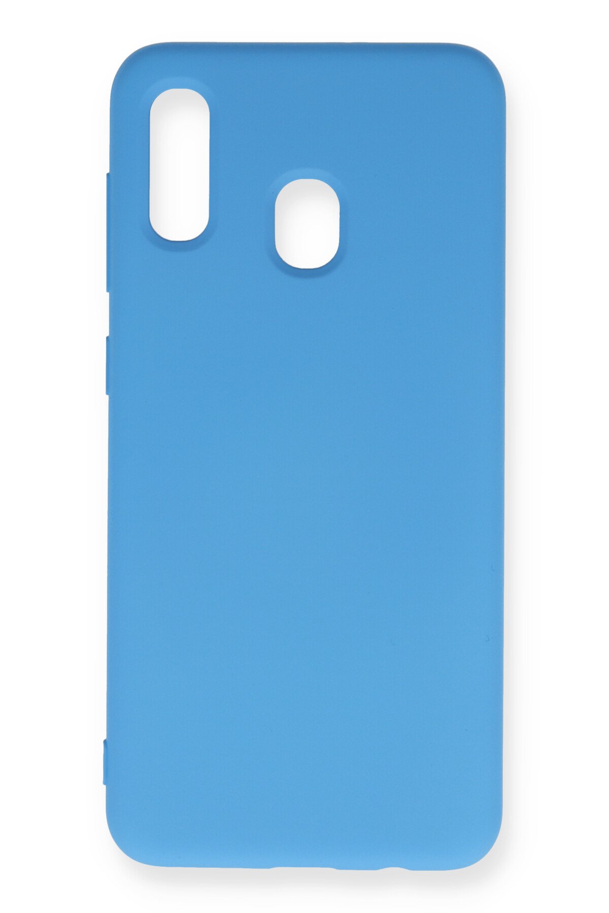 Newface Samsung Galaxy A30 Kılıf Lüx Çift Renkli Silikon - Pembe