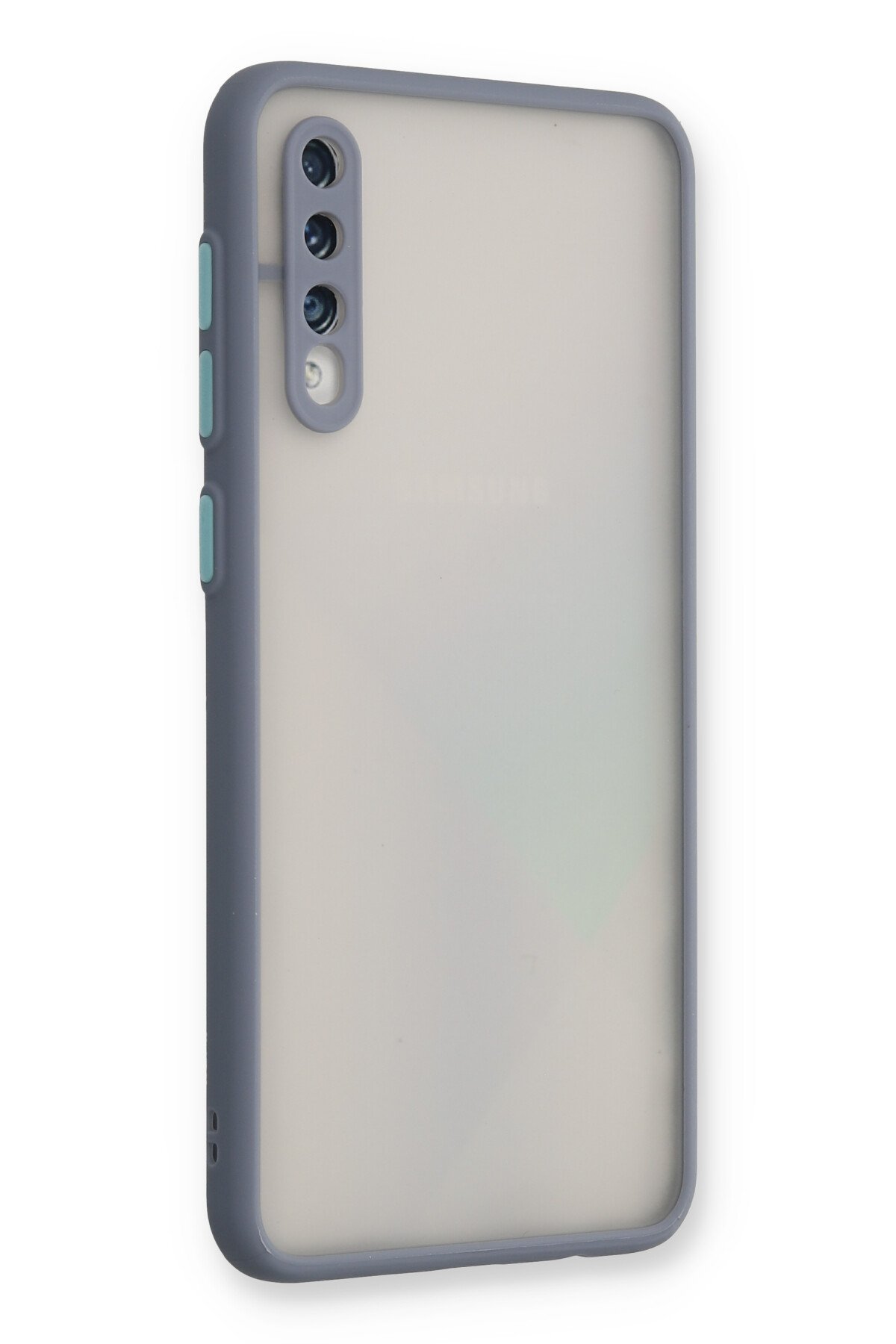 Newface Samsung Galaxy A30S Kılıf Nano içi Kadife Silikon - Turuncu