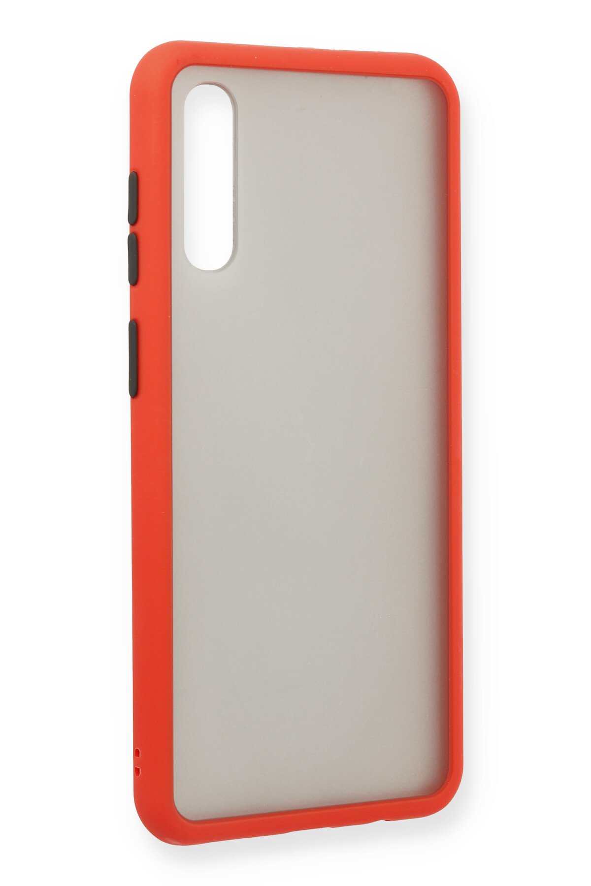 Newface Samsung Galaxy A50S Kılıf Lüx Çift Renkli Silikon - Sarı