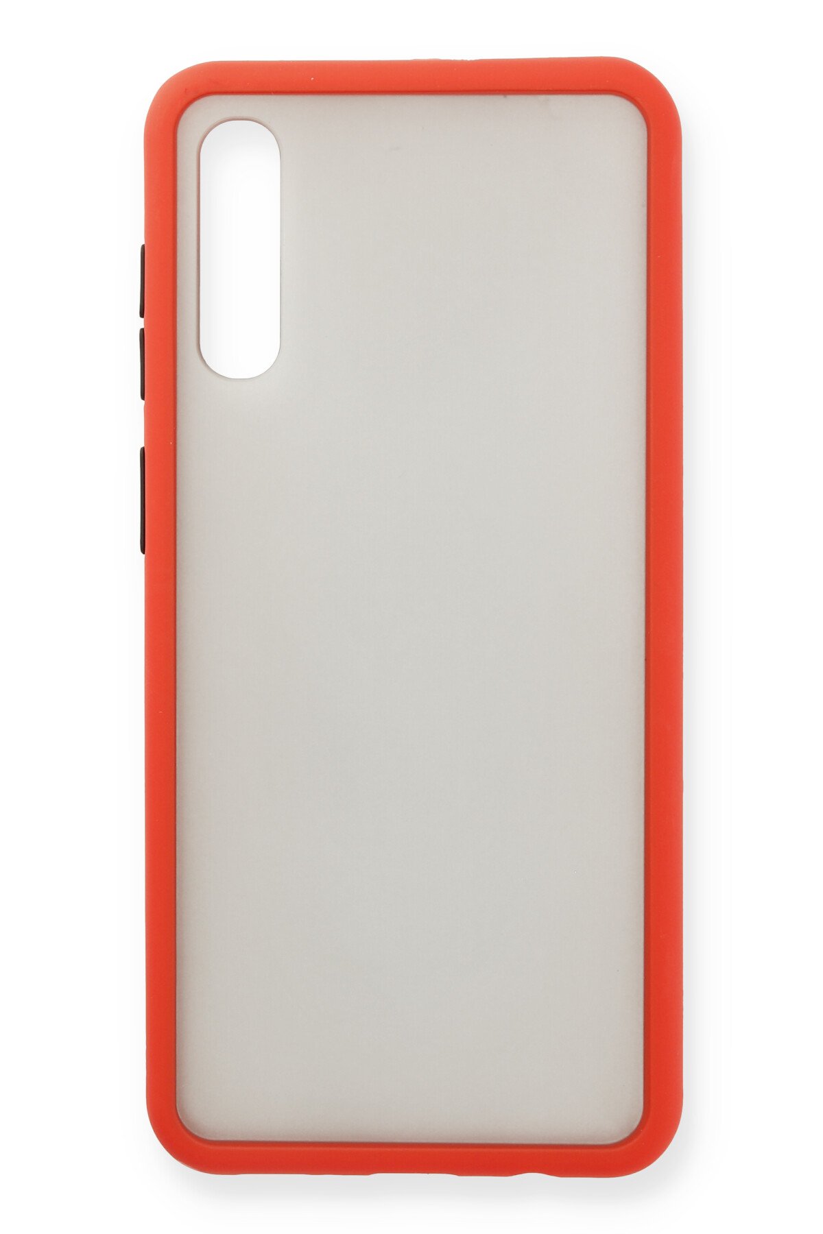 Newface Samsung Galaxy A50S Kılıf Lüx Çift Renkli Silikon - Sarı