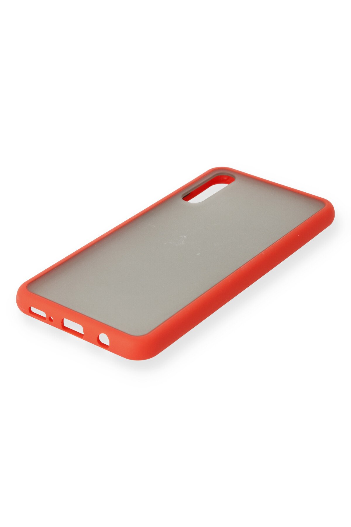 Newface Samsung Galaxy A50S Kılıf Lüx Çift Renkli Silikon - Sarı