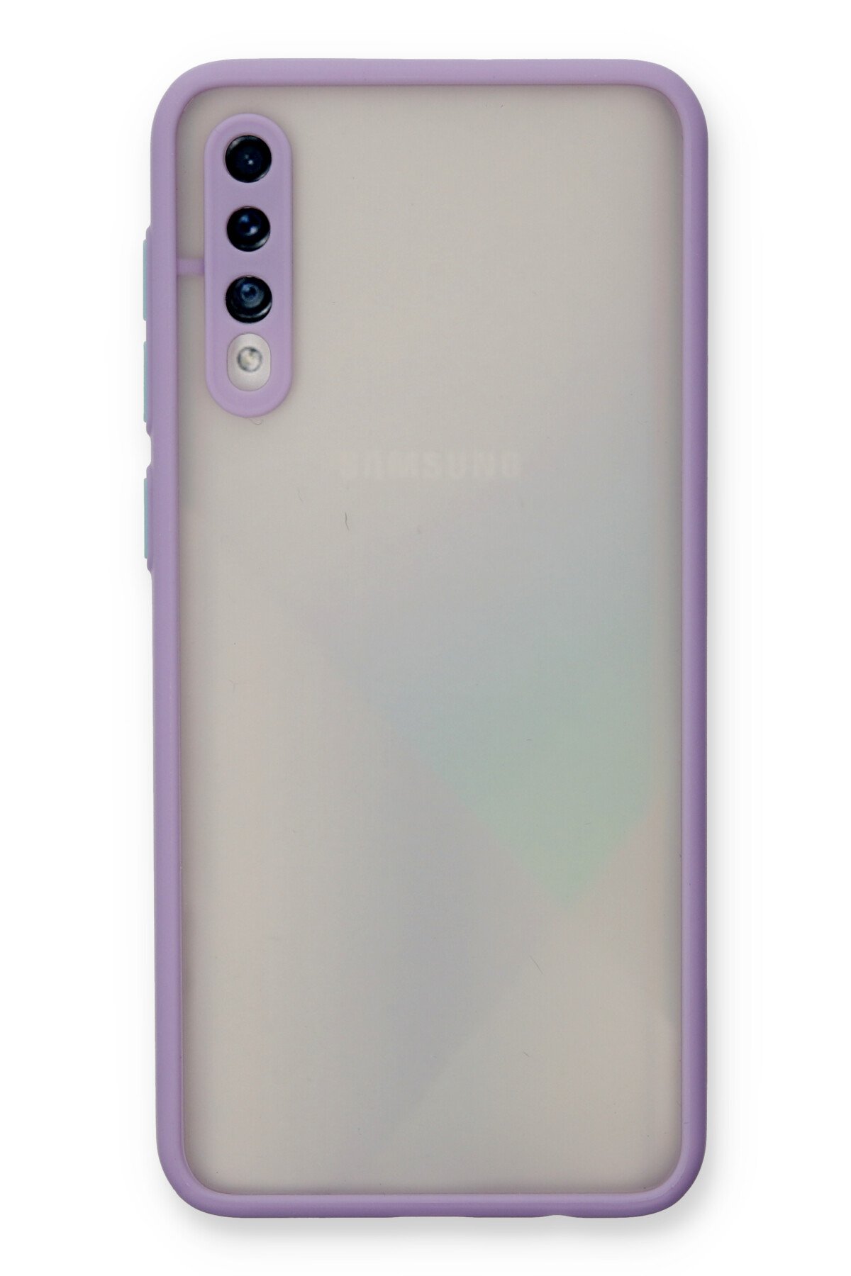 Newface Samsung Galaxy A30S Kılıf Nano içi Kadife Silikon - Turuncu