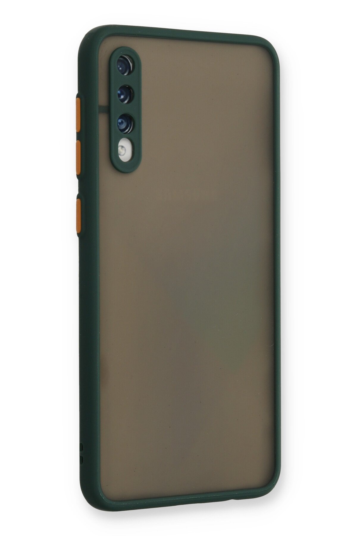 Newface Samsung Galaxy A30S Kılıf Lüx Çift Renkli Silikon - Mor