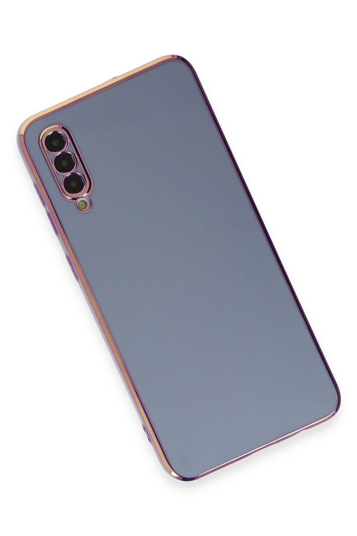 Newface Samsung Galaxy A30S Kılıf Nano içi Kadife Silikon - Turuncu