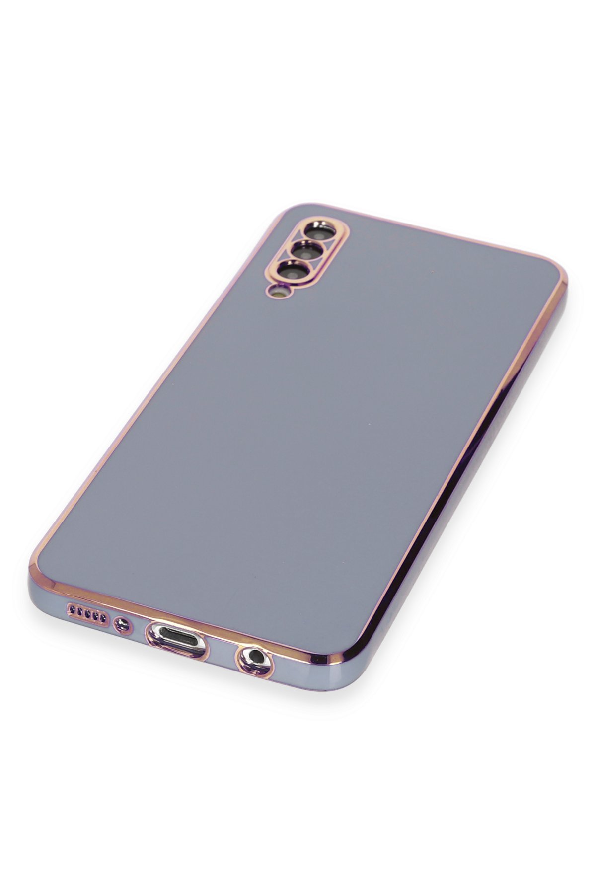Newface Samsung Galaxy A30S Kılıf Nano içi Kadife Silikon - Pudra
