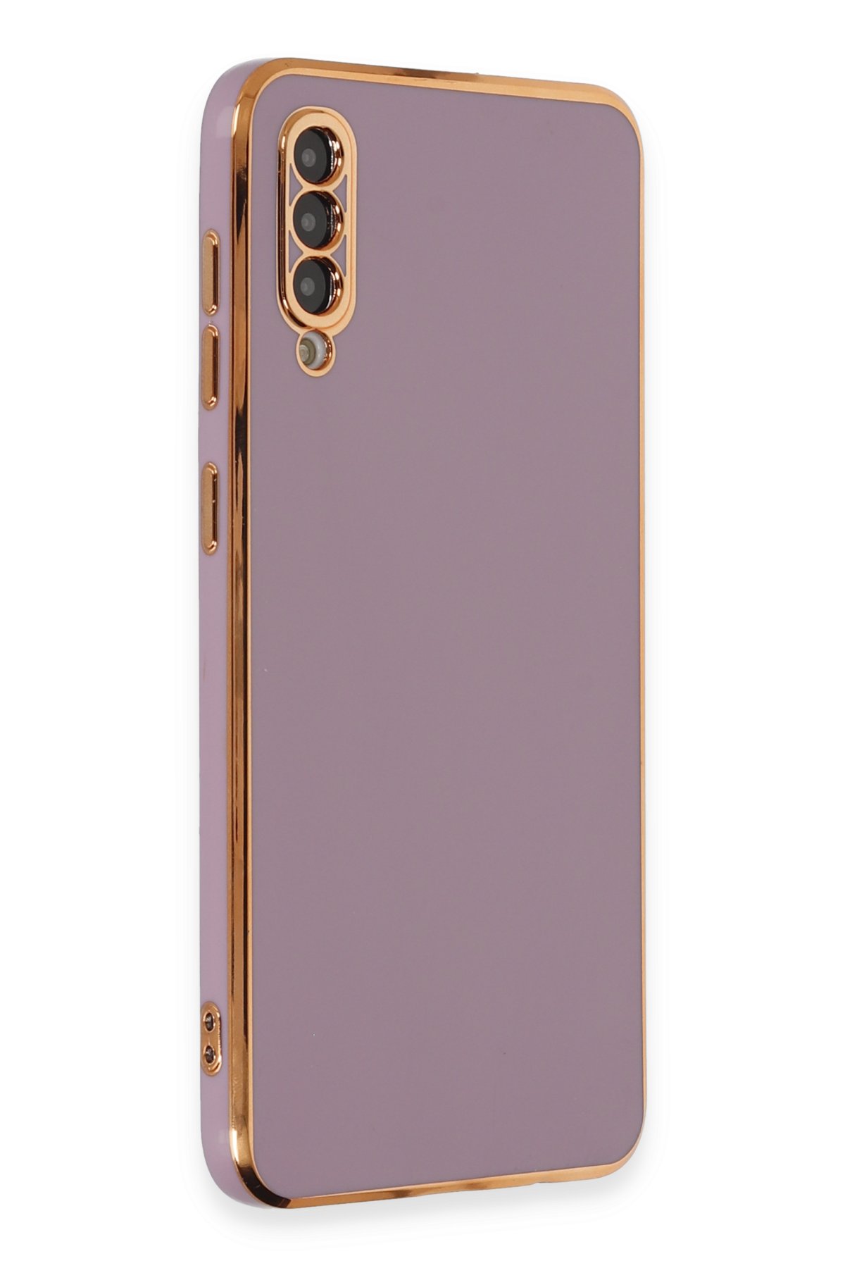 Newface Samsung Galaxy A30S Kılıf Lüx Çift Renkli Silikon - Pembe