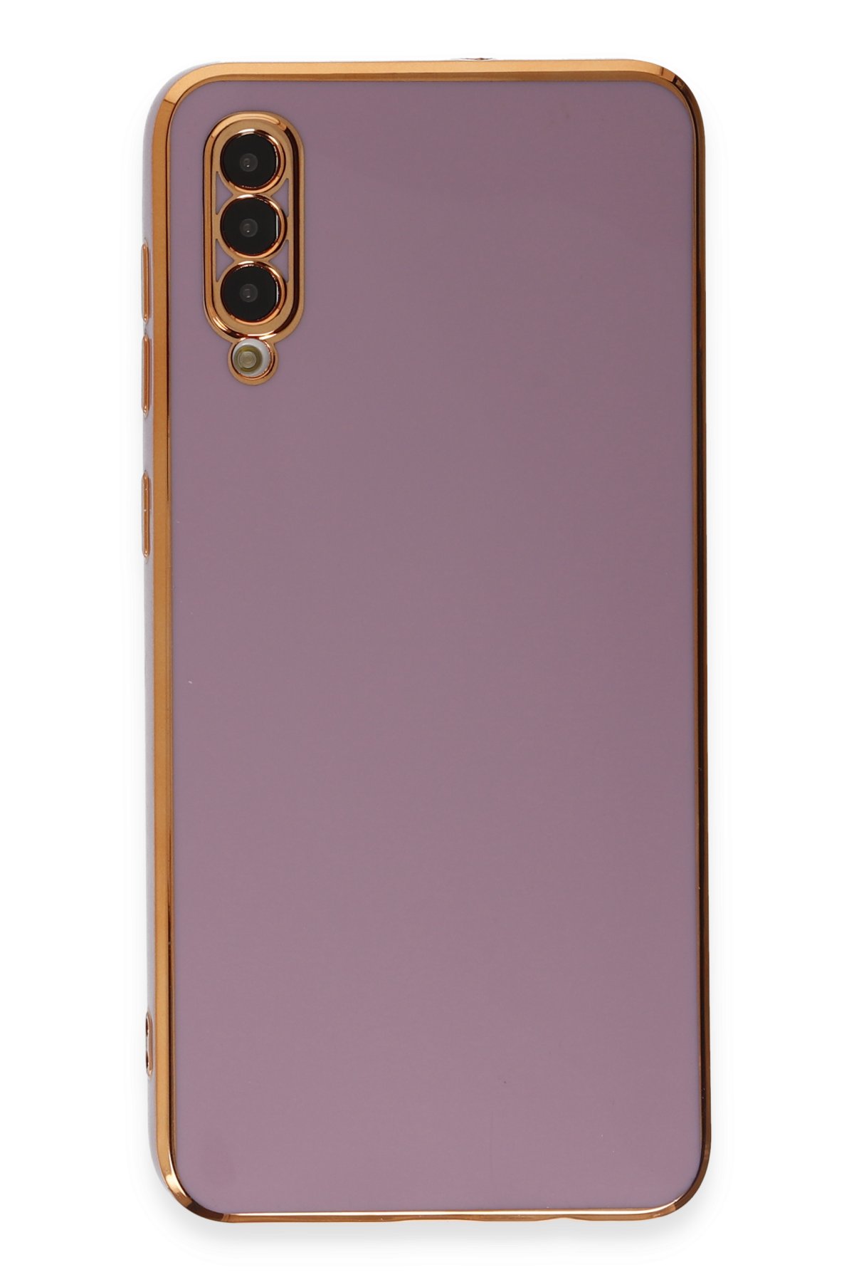 Newface Samsung Galaxy A30S Kılıf Lüx Çift Renkli Silikon - Pembe