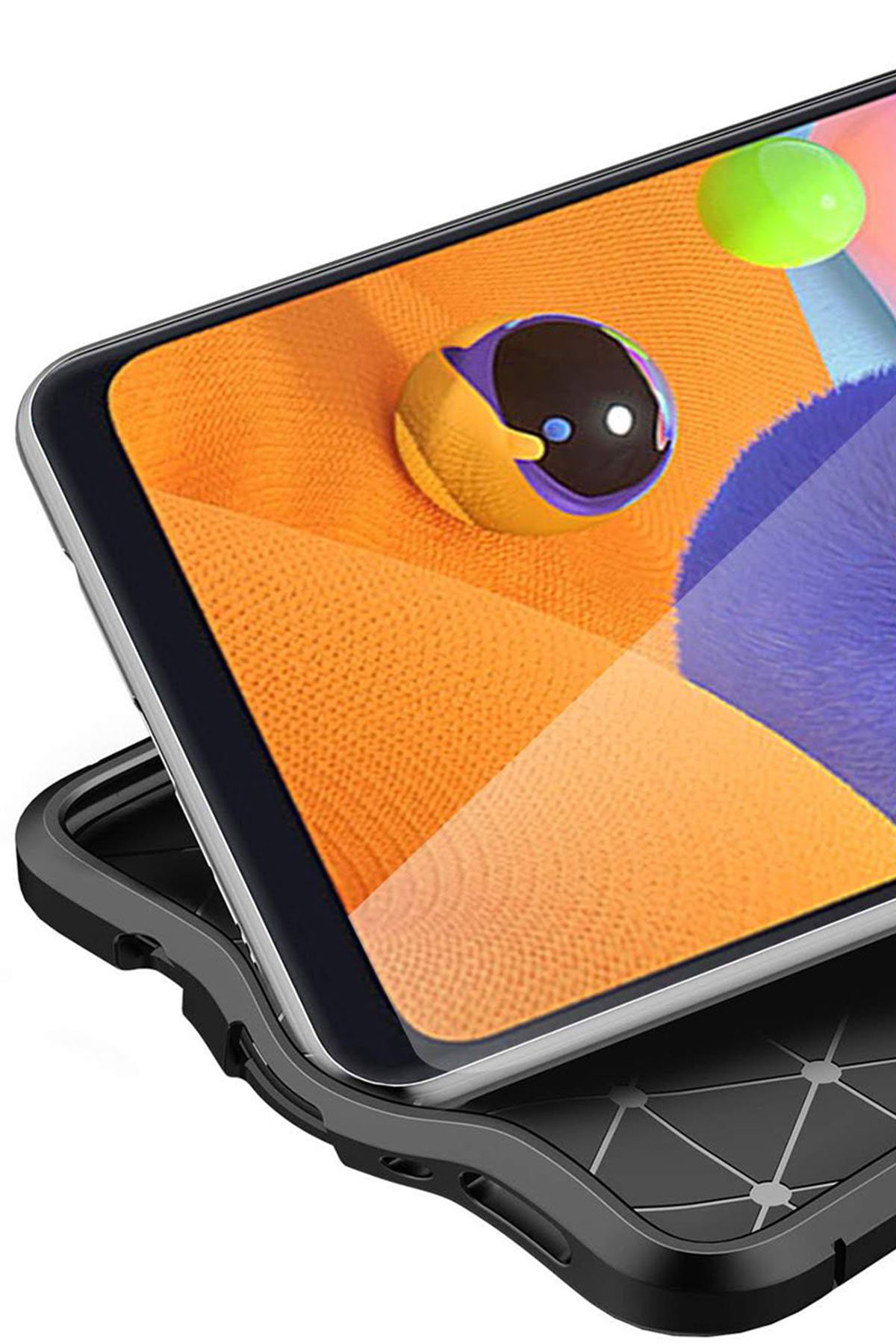 Newface Samsung Galaxy A31 Kılıf First Silikon - Pembe