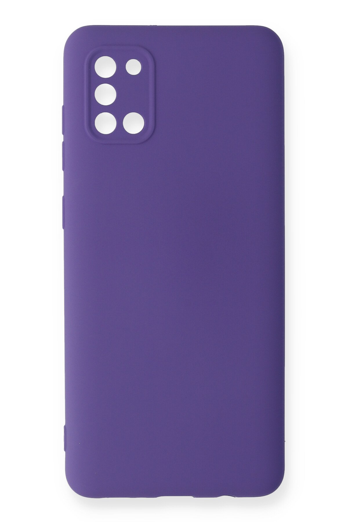 Newface Samsung Galaxy A31 Kılıf Nano içi Kadife Silikon - Mor