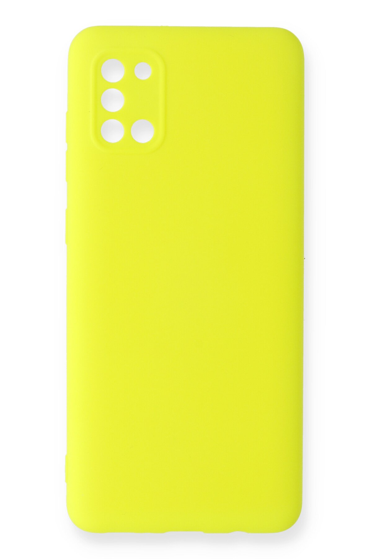 Newface Samsung Galaxy A31 Kılıf Zegna Yüzüklü Silikon Kapak - Siyah