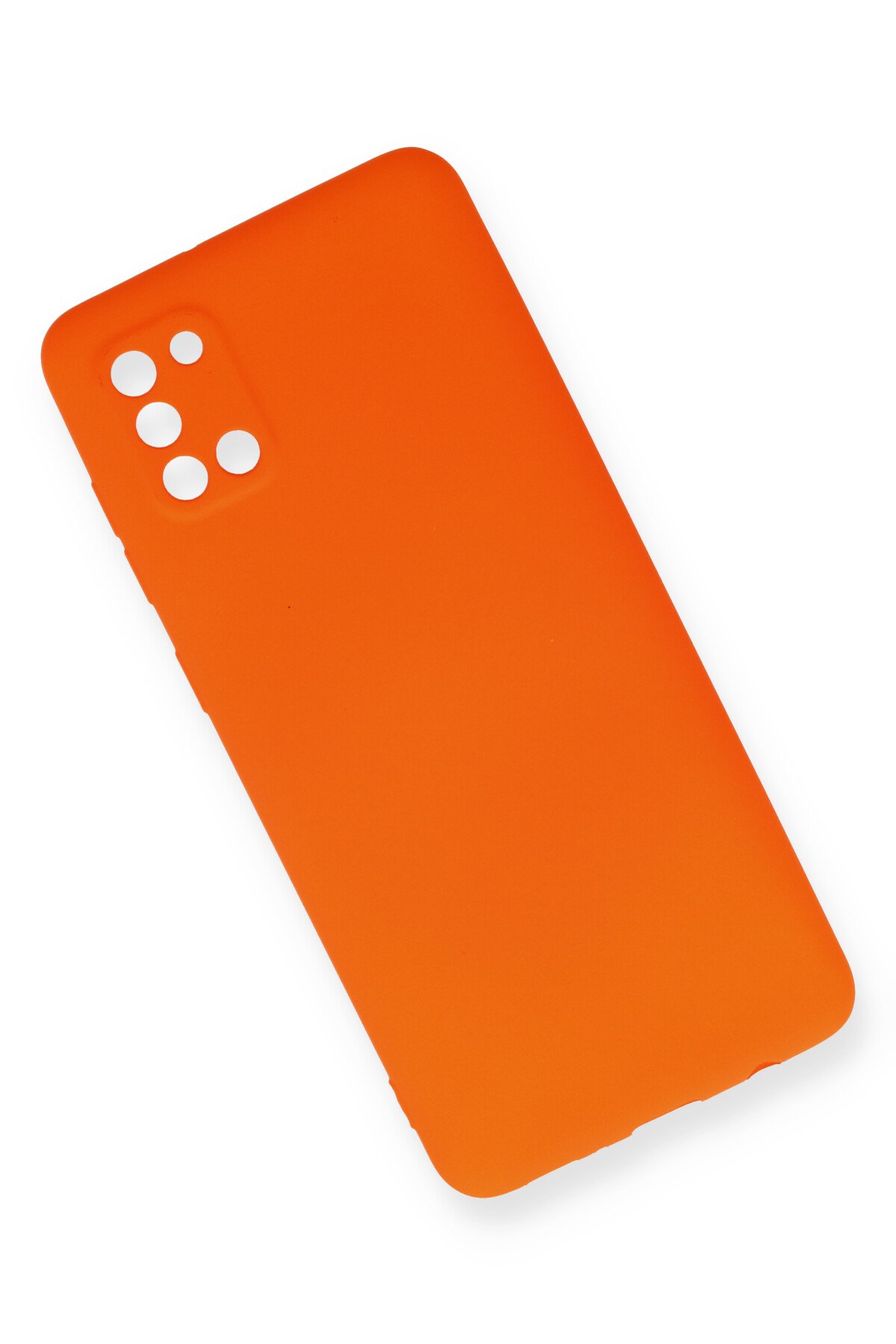 Newface Samsung Galaxy A31 Kılıf First Silikon - Turuncu