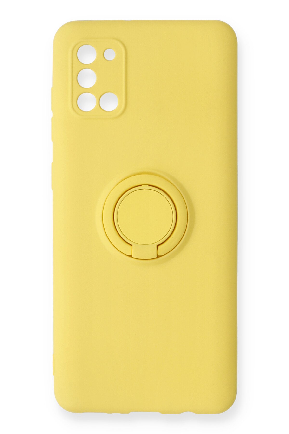 Newface Samsung Galaxy A31 Kılıf Miami Şeffaf Silikon - Gri