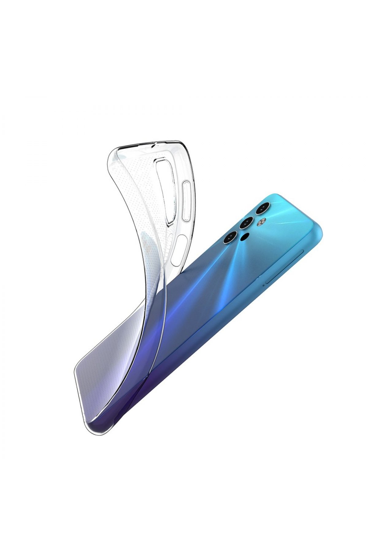 Newface Samsung Galaxy A32 5G Kılıf Nano içi Kadife Silikon - Bej