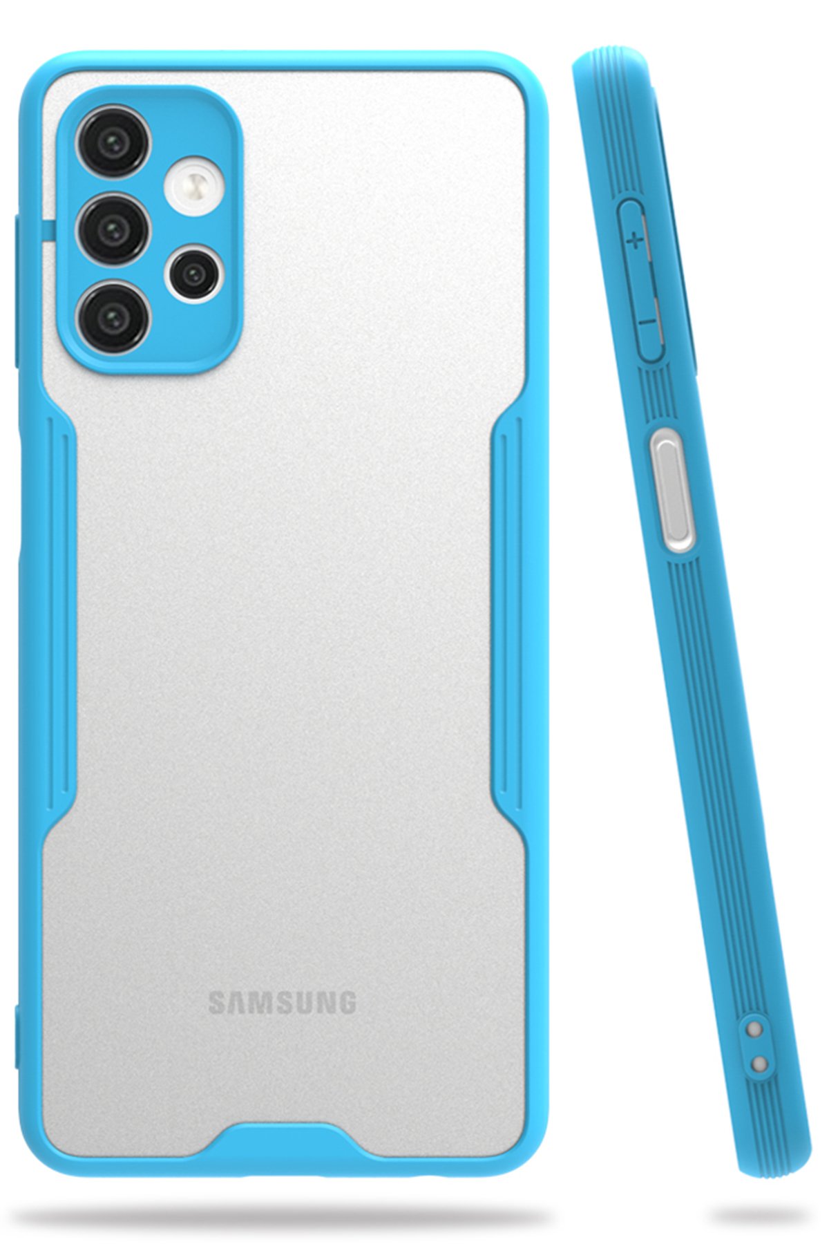 Newface Samsung Galaxy A32 5G Kılıf Nano içi Kadife Silikon - Kırmızı