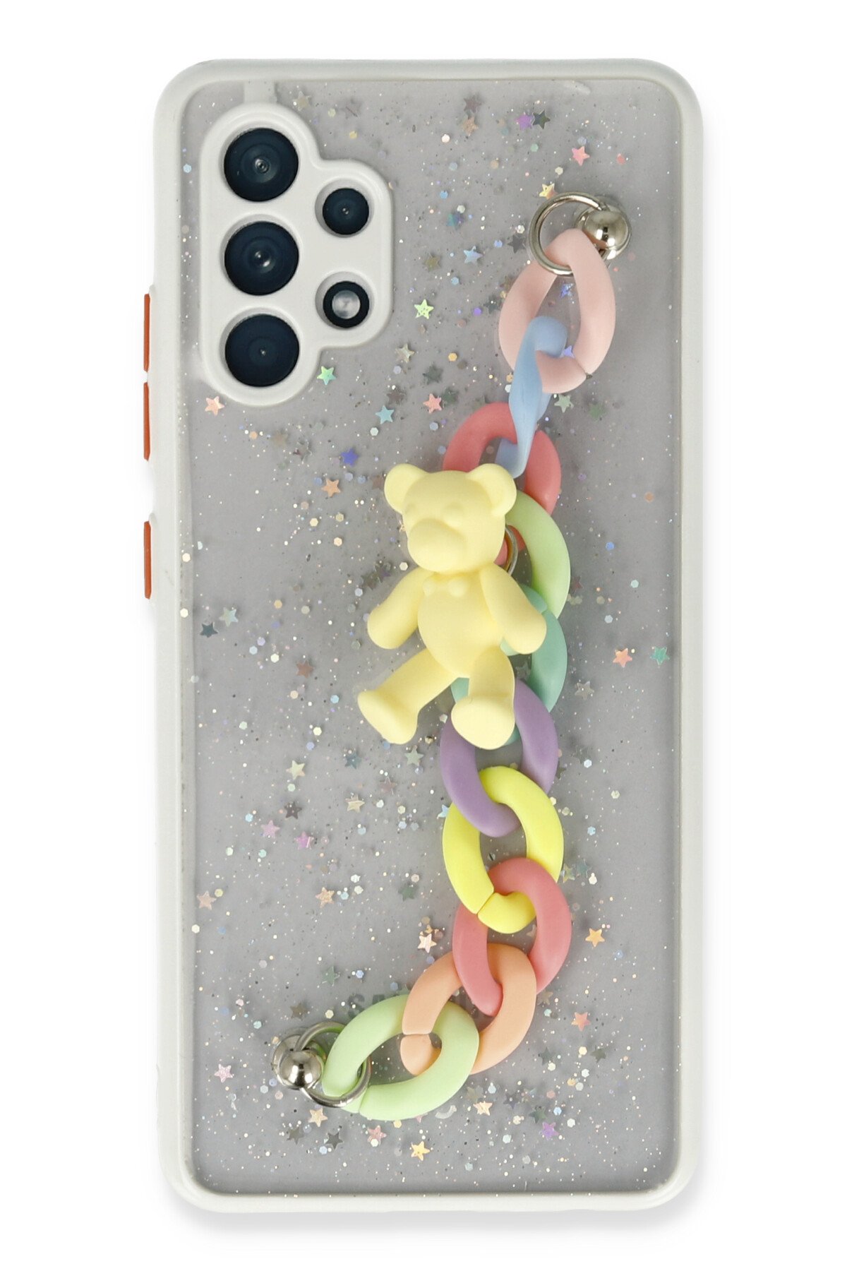 Newface Samsung Galaxy A32 Kılıf Kelvin Kartvizitli Silikon - Siyah