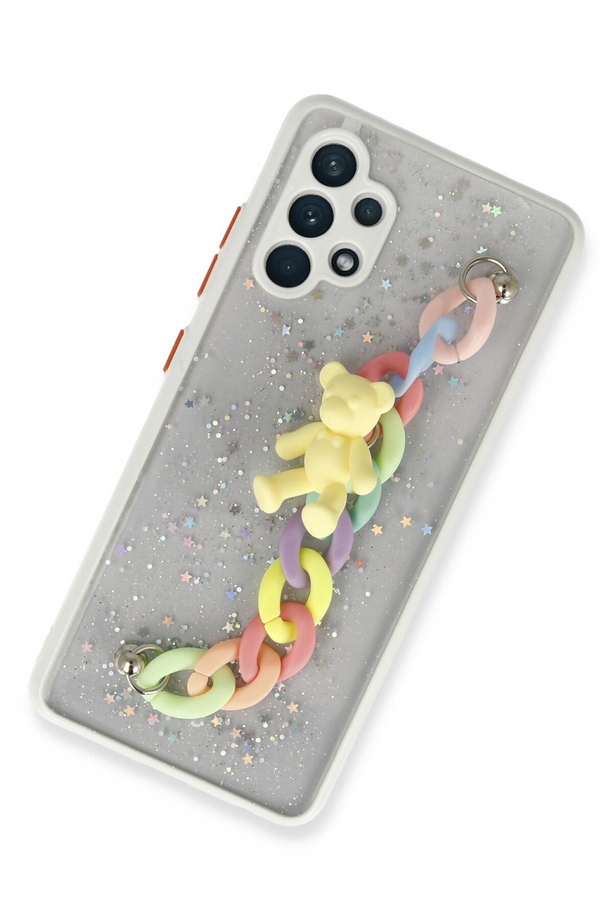 Newface Samsung Galaxy A32 Kılıf Kelvin Kartvizitli Silikon - Siyah