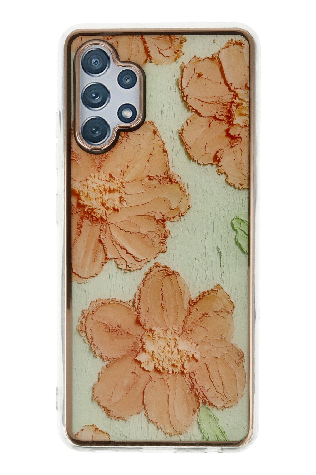 Newface Samsung Galaxy A32 Kılıf Joy Lens Standlı Kapak - Mor