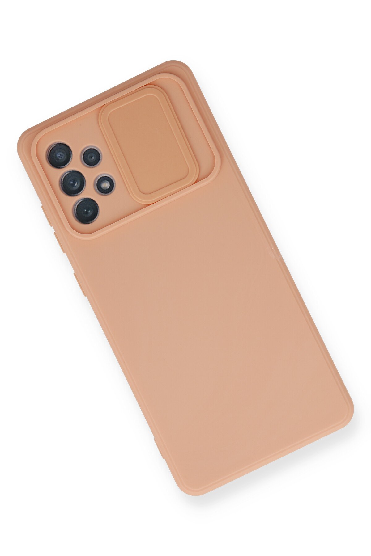 Newface Samsung Galaxy A52S Kılıf Platin Kamera Koruma Silikon - Lacivert