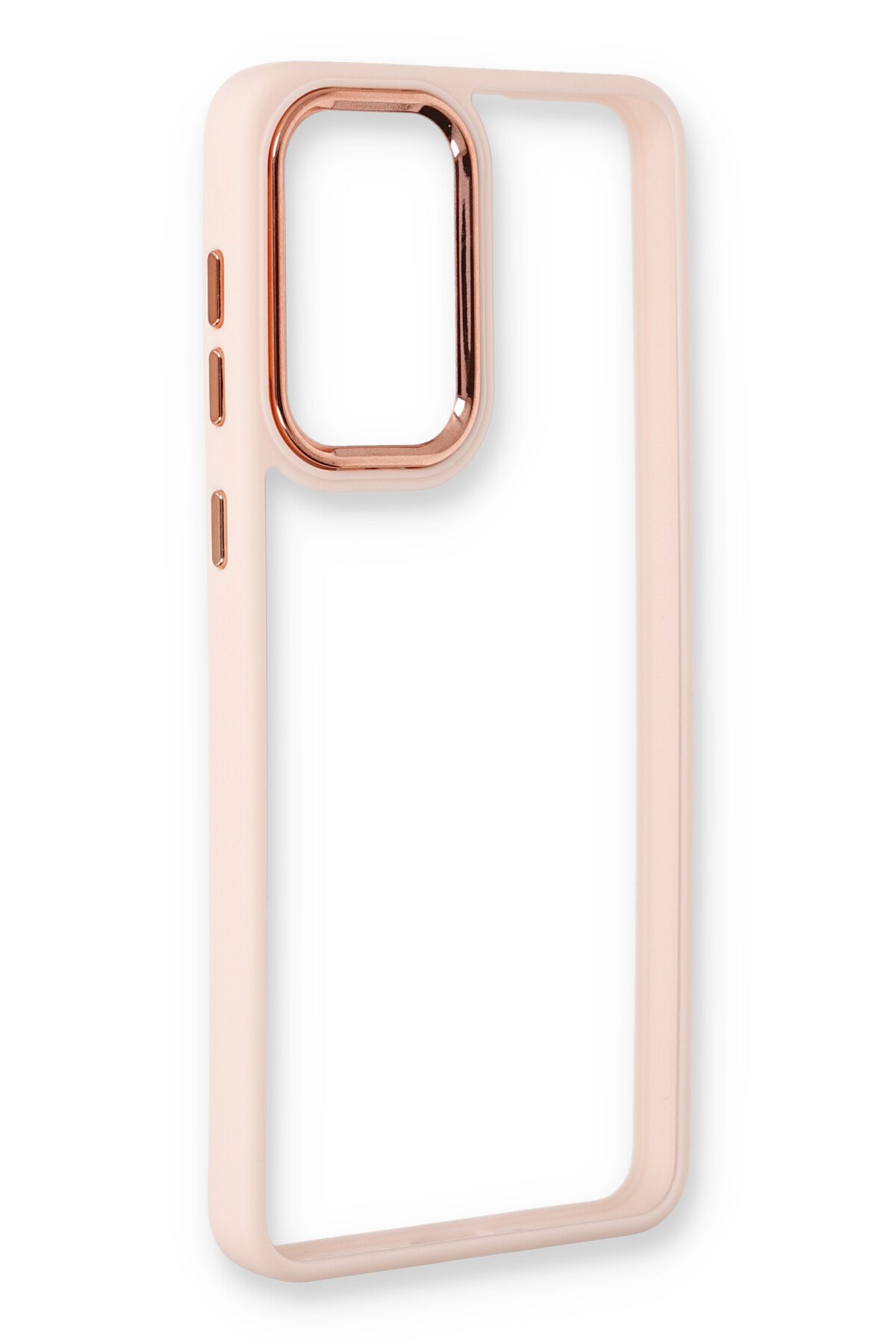 Newface Samsung Galaxy A32 Kılıf Joy Lens Standlı Kapak - Siyah