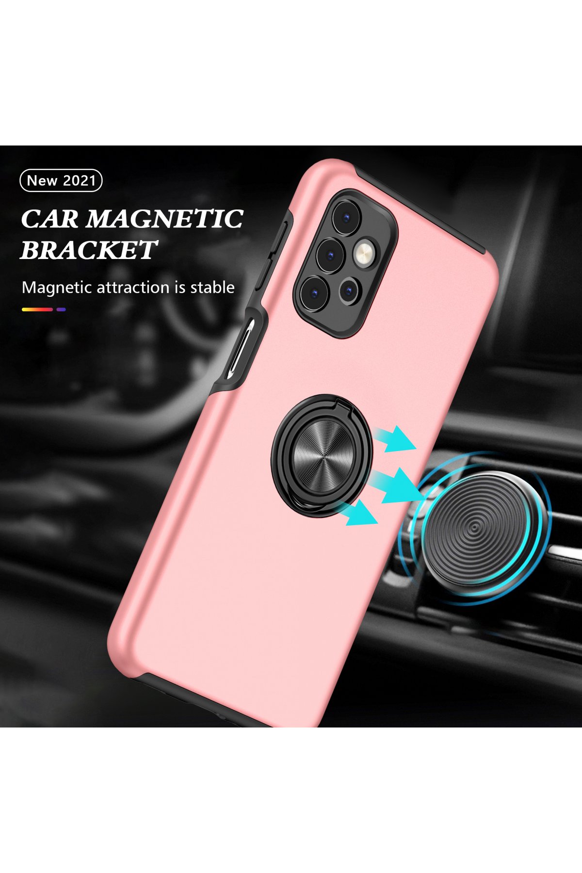 Newface Samsung Galaxy A32 Kılıf Estoril Desenli Kapak - Estoril - 9