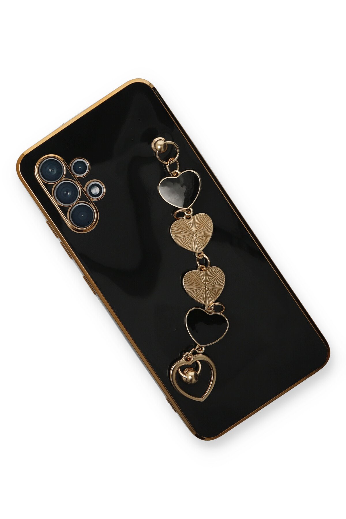 Newface Samsung Galaxy A32 Kılıf Volet Silikon - Kırmızı