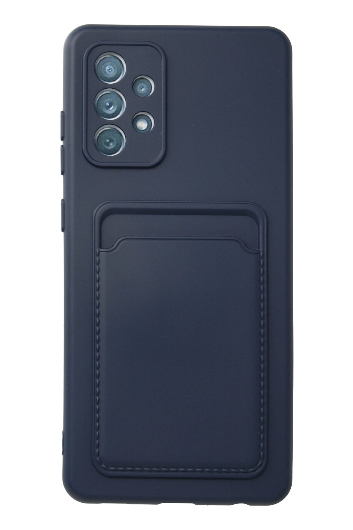 Newface Samsung Galaxy A73 5G Kılıf Glass Kapak - Siyah