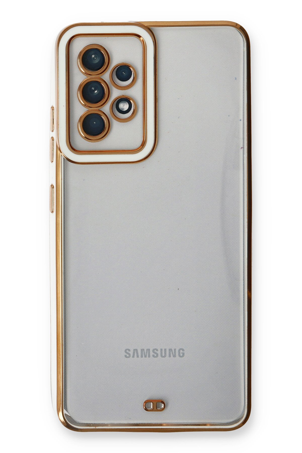 Newface Samsung Galaxy A52S Kılıf Focus Karbon Silikon - Lacivert