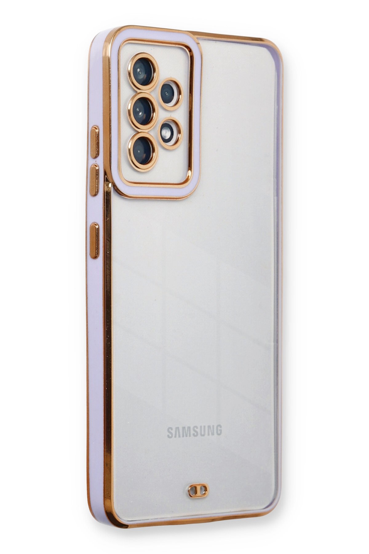 Newface Samsung Galaxy A52S Kılıf Mega Standlı Silikon - Kırmızı