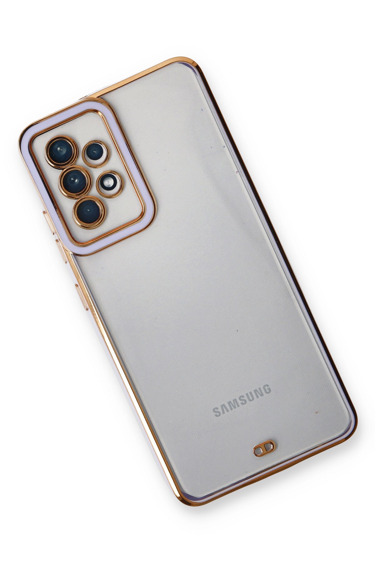 Newface Samsung Galaxy A52S Kılıf Mega Standlı Silikon - Kırmızı
