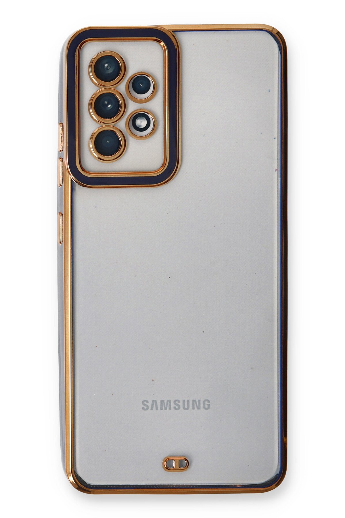 Newface Samsung Galaxy A52 Kılıf Platin Kamera Koruma Silikon - Pembe