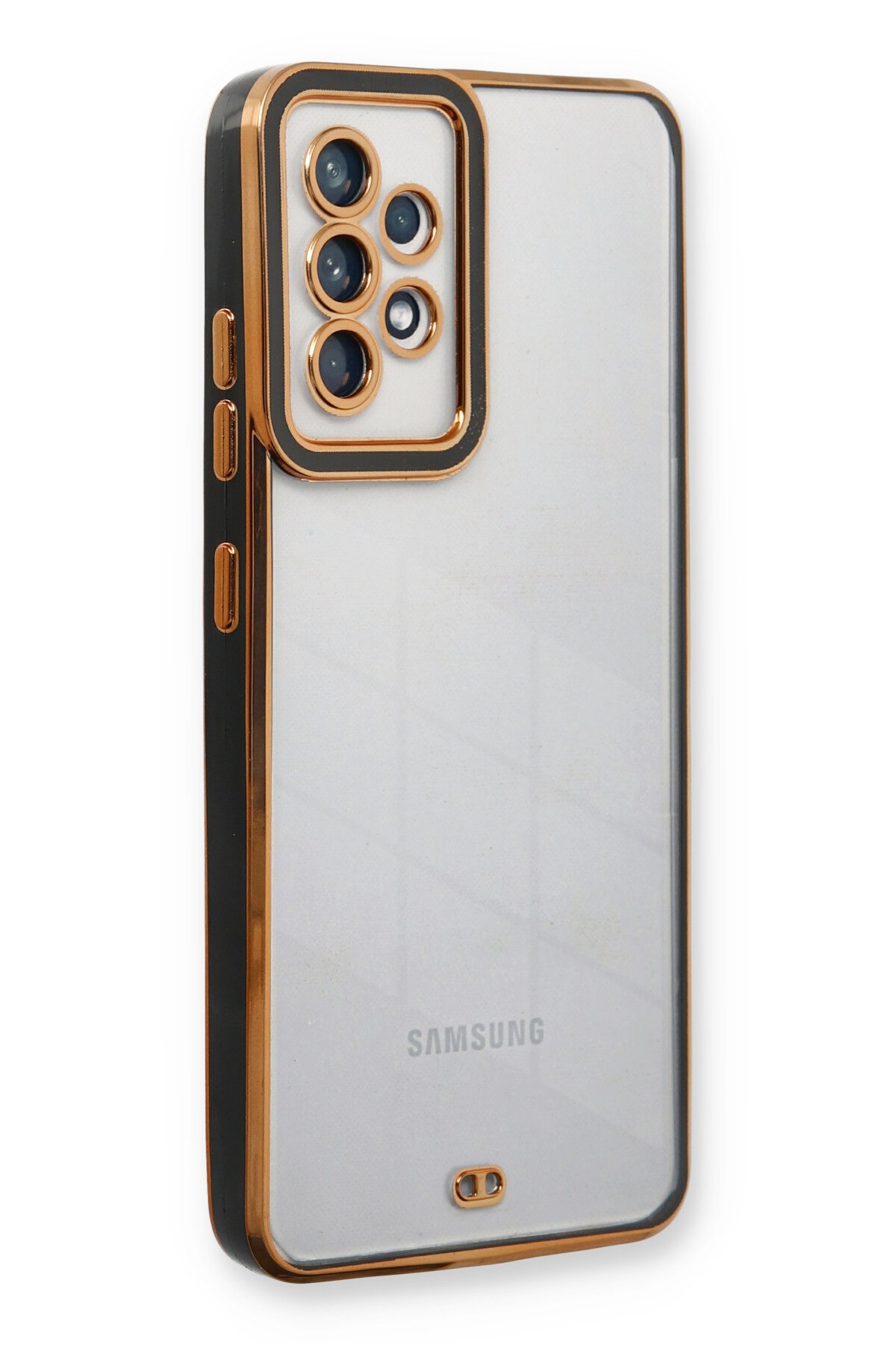 Newface Samsung Galaxy A23 4G Kılıf Mega Standlı Silikon - Mavi