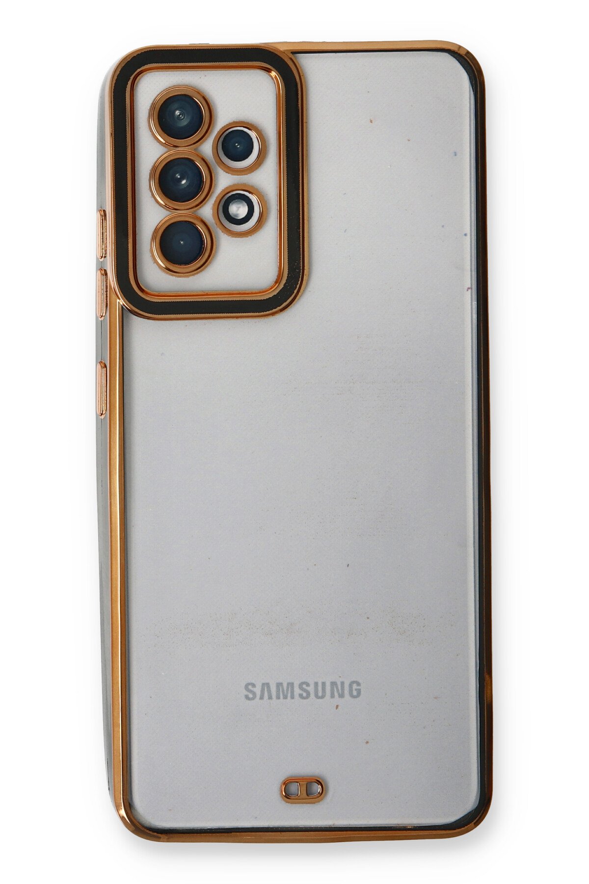 Newface Samsung Galaxy A23 4G Kılıf Mega Standlı Silikon - Mavi