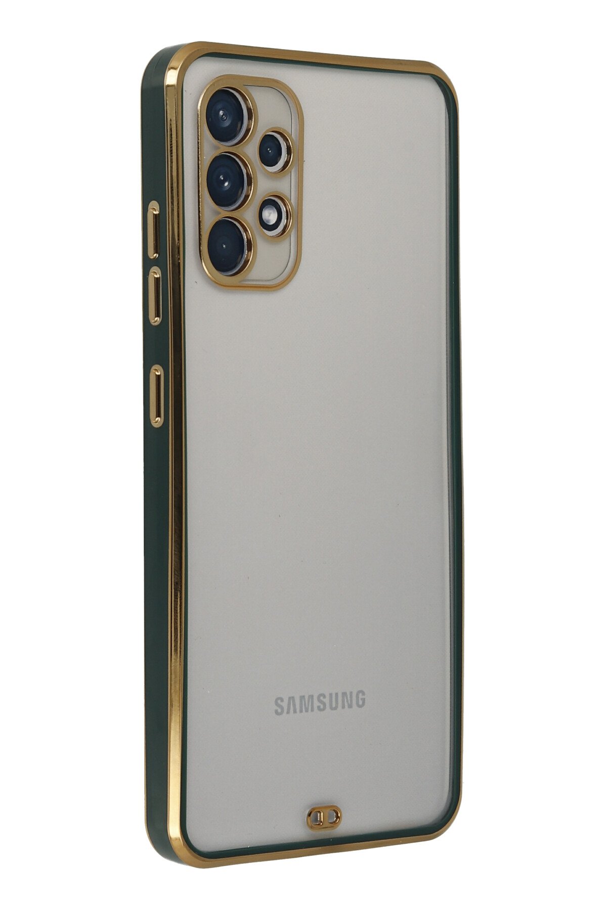 Newface Samsung Galaxy A32 Kılıf Zuma Kartvizitli Yüzüklü Silikon - Yeşil