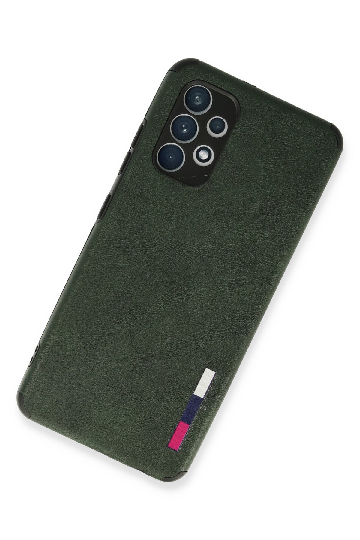 Newface Samsung Galaxy A32 Kılıf Palm Buzlu Kamera Sürgülü Silikon - Pembe
