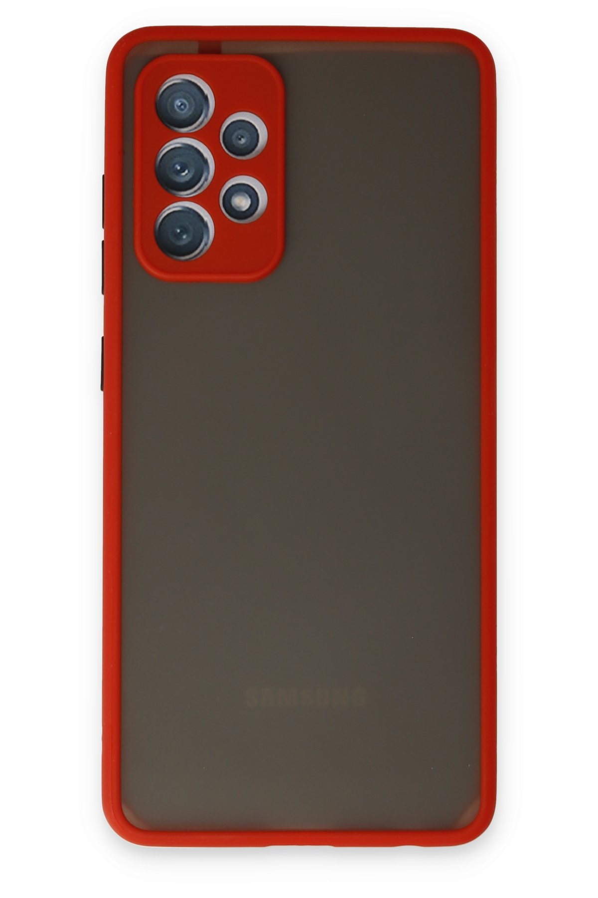 Newface Samsung Galaxy A32 Kılıf Joy Lens Standlı Kapak - Koyu Yeşil