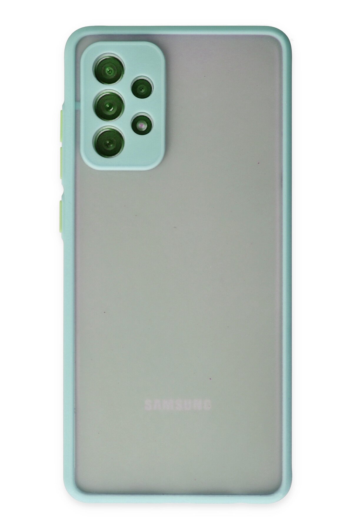 Newface Samsung Galaxy A32 Kılıf Kelvin Kartvizitli Silikon - Siyah