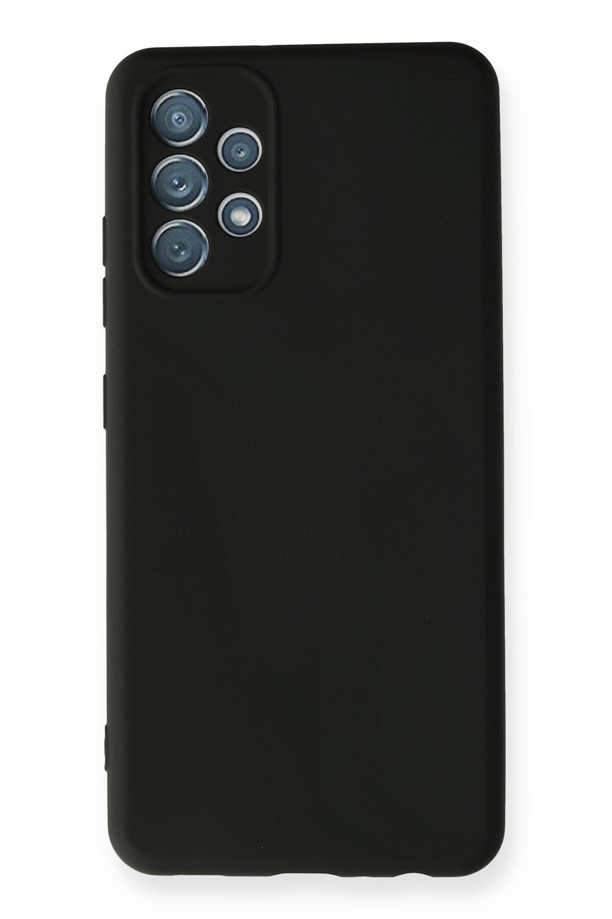 Newface Samsung Galaxy A32 Kılıf Razer Lensli Silikon - Siyah